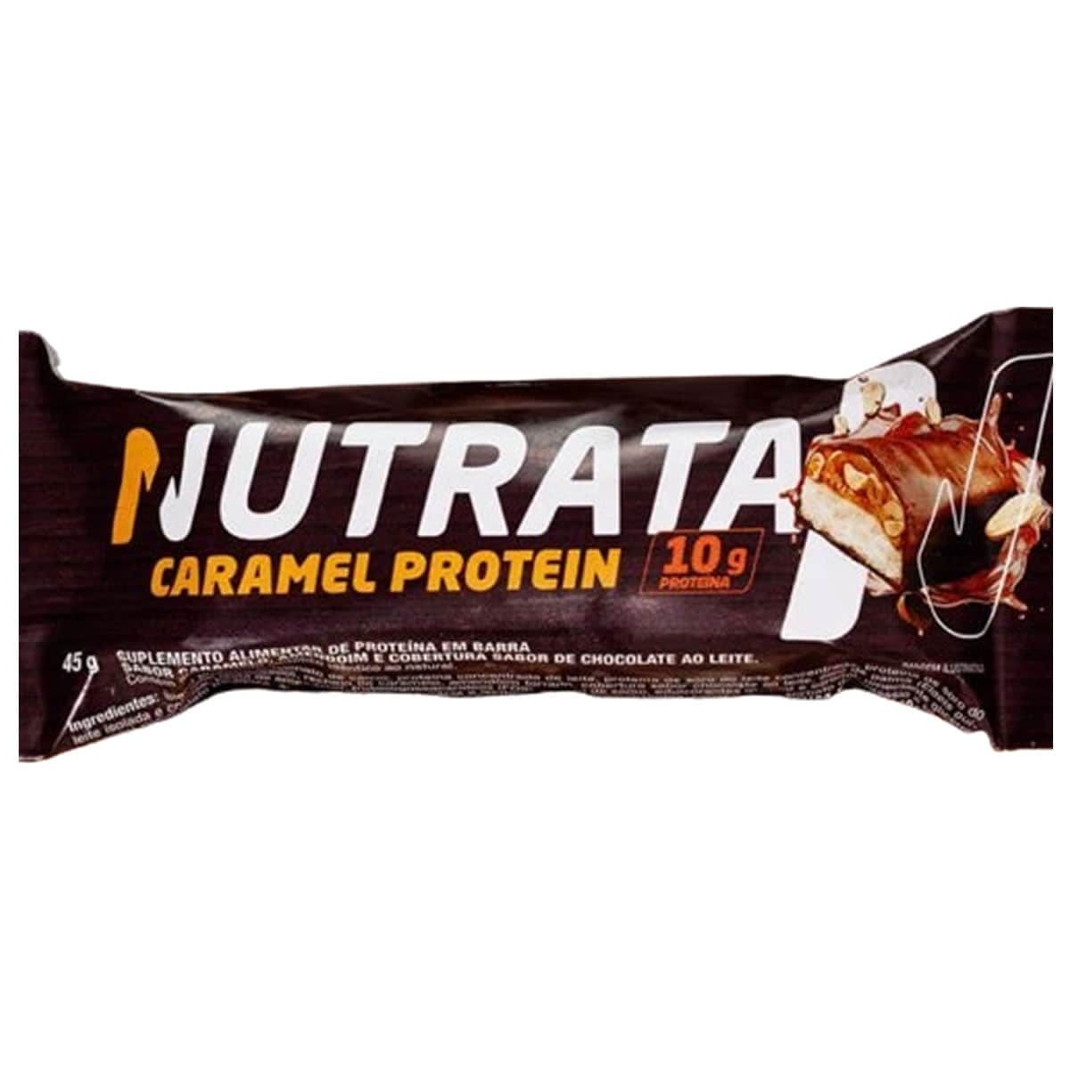 Caramel Protein - 1 Barra de 45g - Nutrata