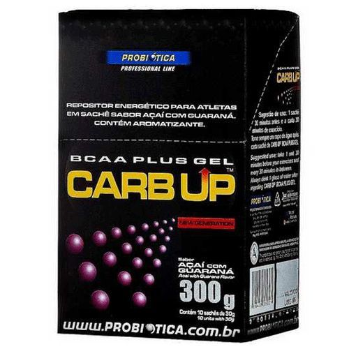 Carb UP Gel Super F�rmula - A�a� c/ Guaran� 10 sach�s - Probi�tica