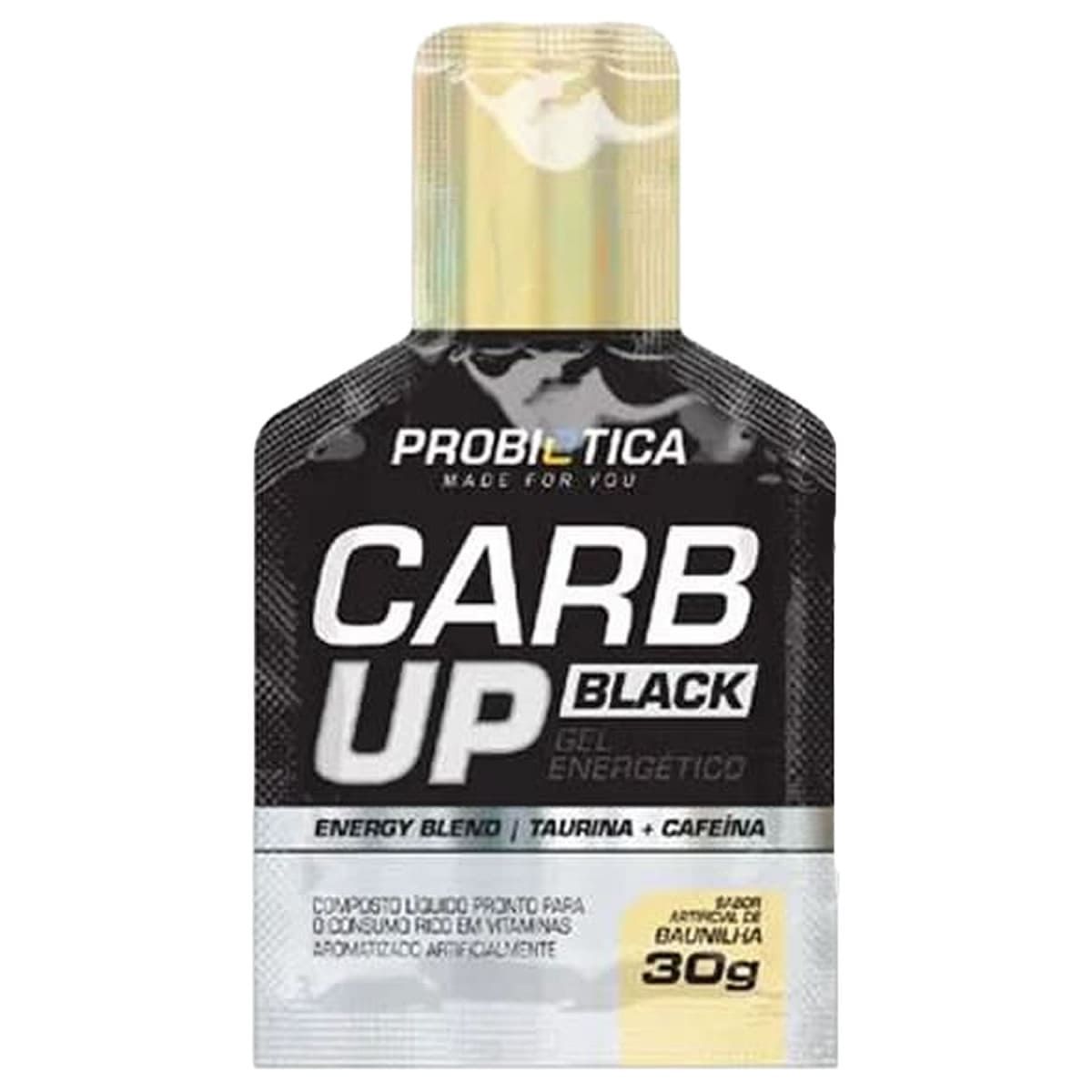 Carb Up Gel Black - Baunilha 1 sach�s - Probi�tica