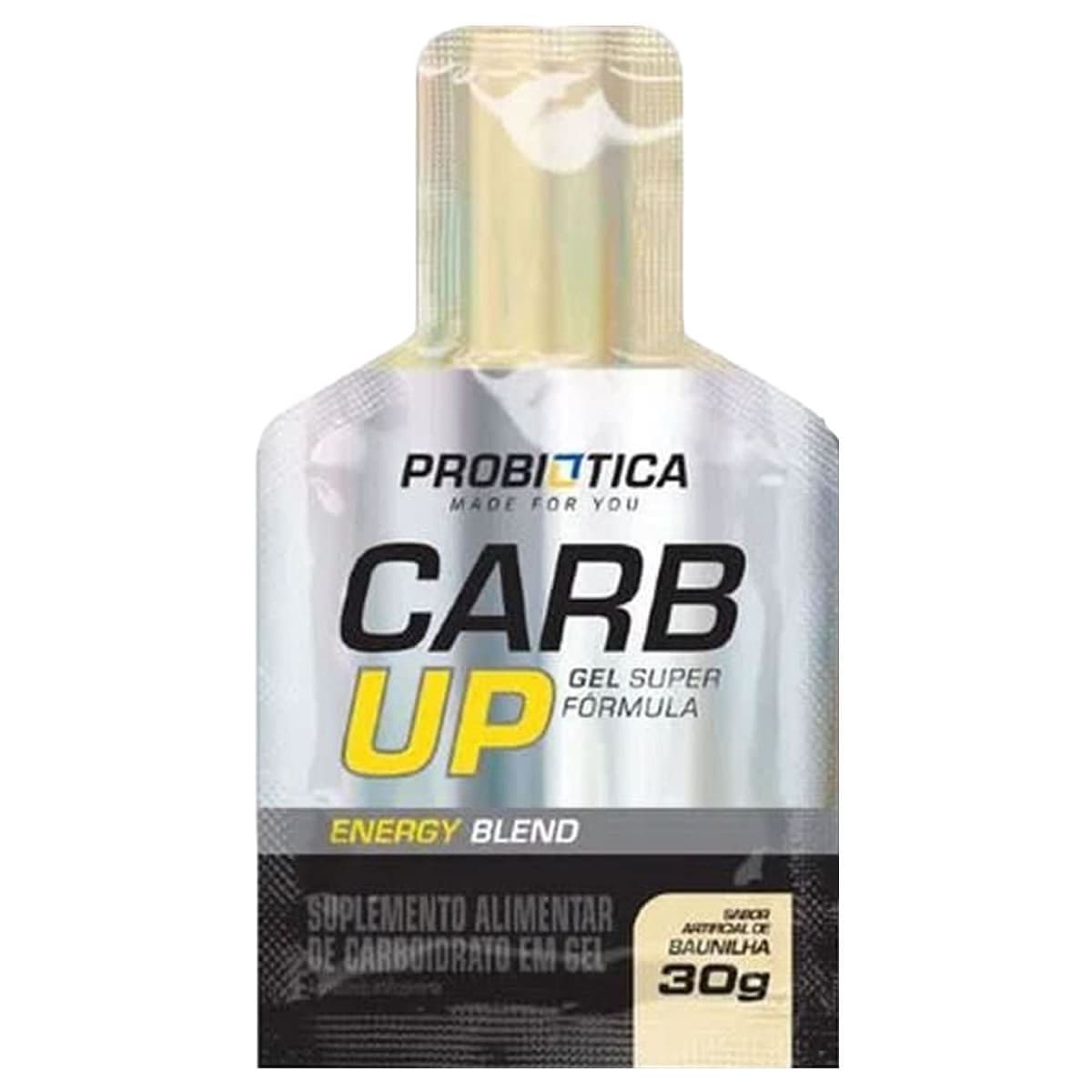 Carb UP Gel Super F�rmula - 1 Sach� 30g Baunilha - Probi�tica*** Data Venc. 22/01/2023