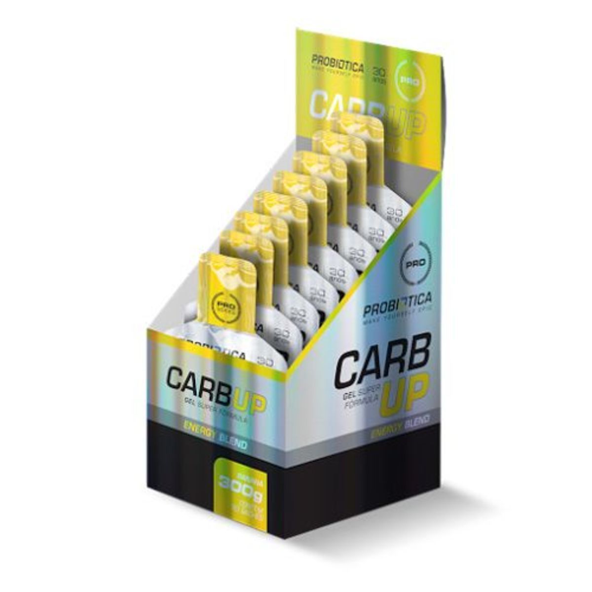 Carb UP Gel Super F�rmula - 10 Sach�s 30g Baunilha- Probi�tica*** Data Venc. 06/11/2022