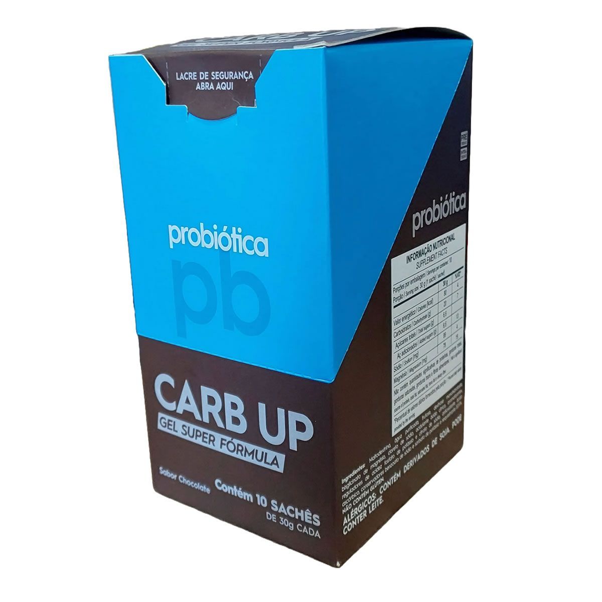 Carb up Gel Super Formula - 10 Sach�s 30g Chocolate - Probi�tica
