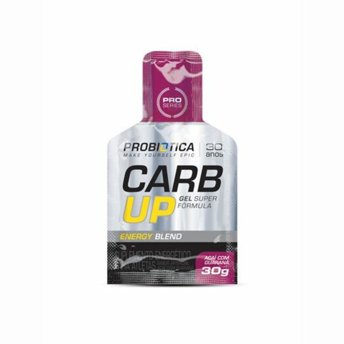 Carb Up Gel Super F�rmula - 1 Sach� 30g A�a� com Guarana - Probi�tica*** Data Venc. 27/11/2022
