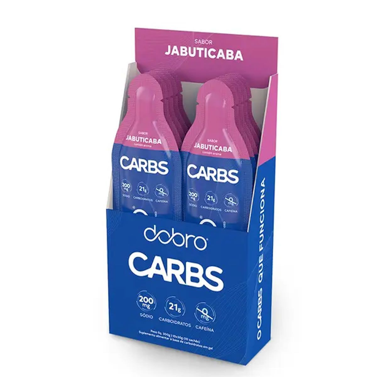 Carbs Gel - 10 Sach�s 30g Jabuticaba - Dobro
