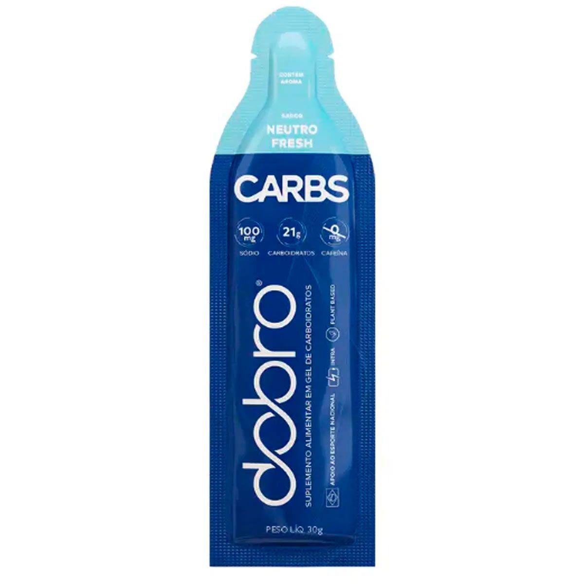 Carbs Gel Sem Cafe�na - 1 Sach�  30g Neutro Fresh - Dobro