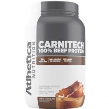 Carnitech 100% Beef Protein  - 900g Chocolate - Atlhetica Nutrition