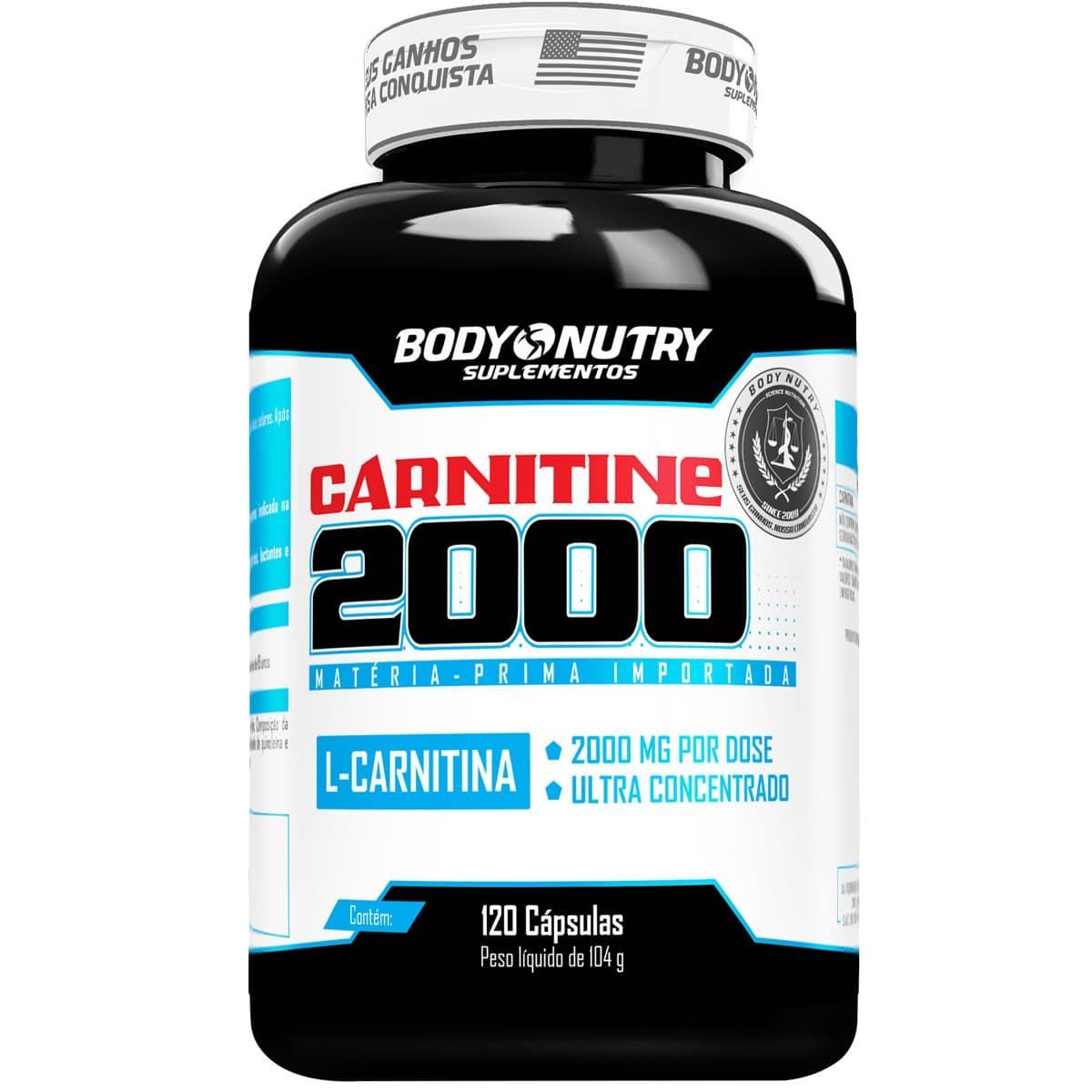 Carnitine 2000 - 120 C�psulas - Body Nutry