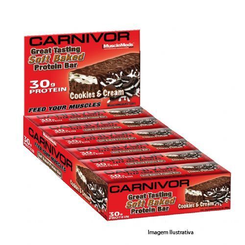 Carnivor Protein Bar - 12 Barras de 91g Chocolate Peanut Butter - MuscleMeds
