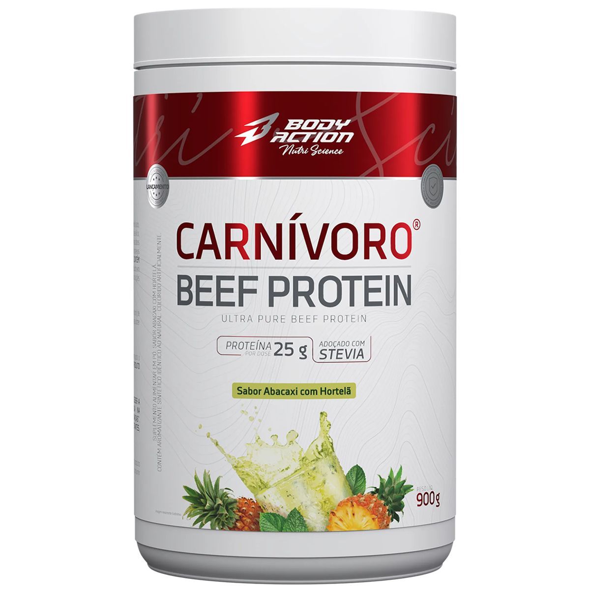 Carn�voro Beef Protein - 900g Abacaxi Com Hortel� - Body Action