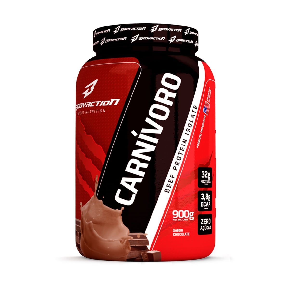 Carnivoro Beef Protein Isolate - 900g Chocolate - BodyAction