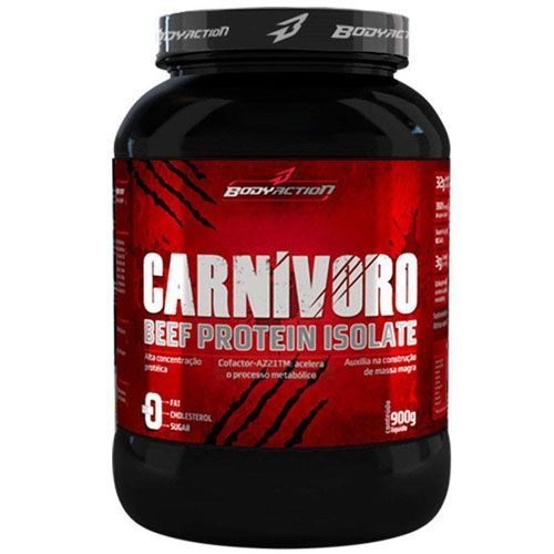 Carnivoro Beef Protein Isolate - 900g Mousse de Chocolate c/ Maracuja - BodyAction