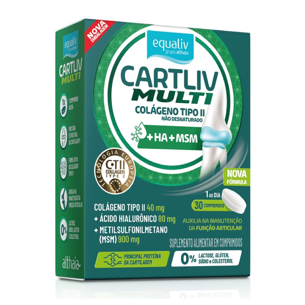 Cartliv Multi Col�geno Tipo II - 30 Comprimidos - Equaliv