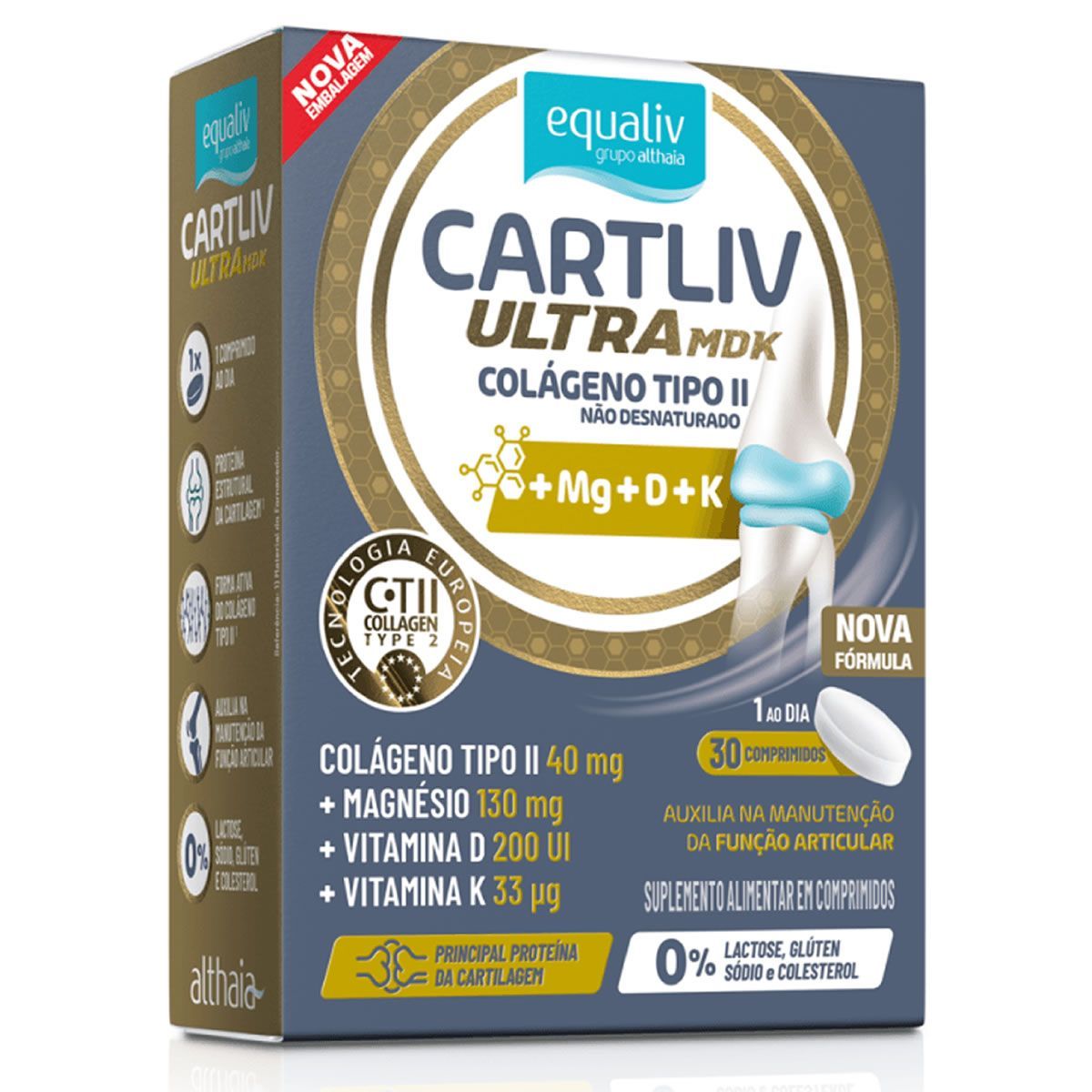 Cartliv Ultra MDK - 30 Comprimidos - Equaliv