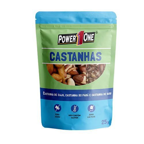 Castanhas - 25g - Power One*** Data Venc. 15/10/2019