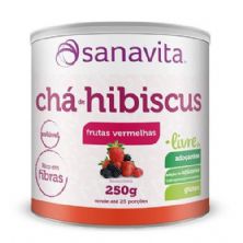 Ch� de Hibiscus - 250g Frutas Vermelhas - Sanavita