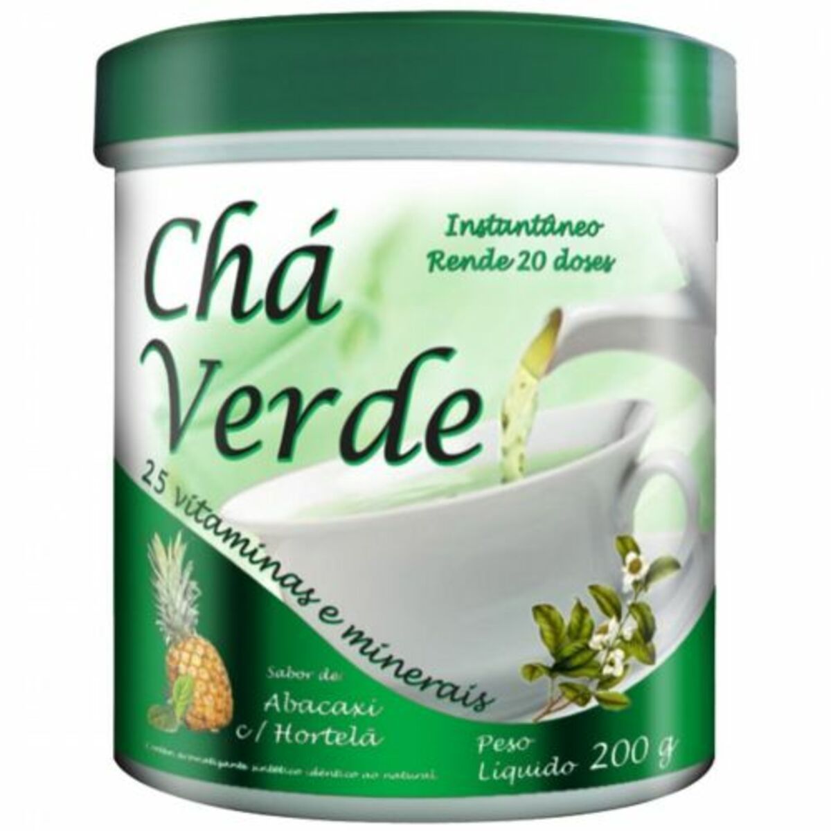 Ch� Verde - 200g Abacaxi com Hortel� - New Millen