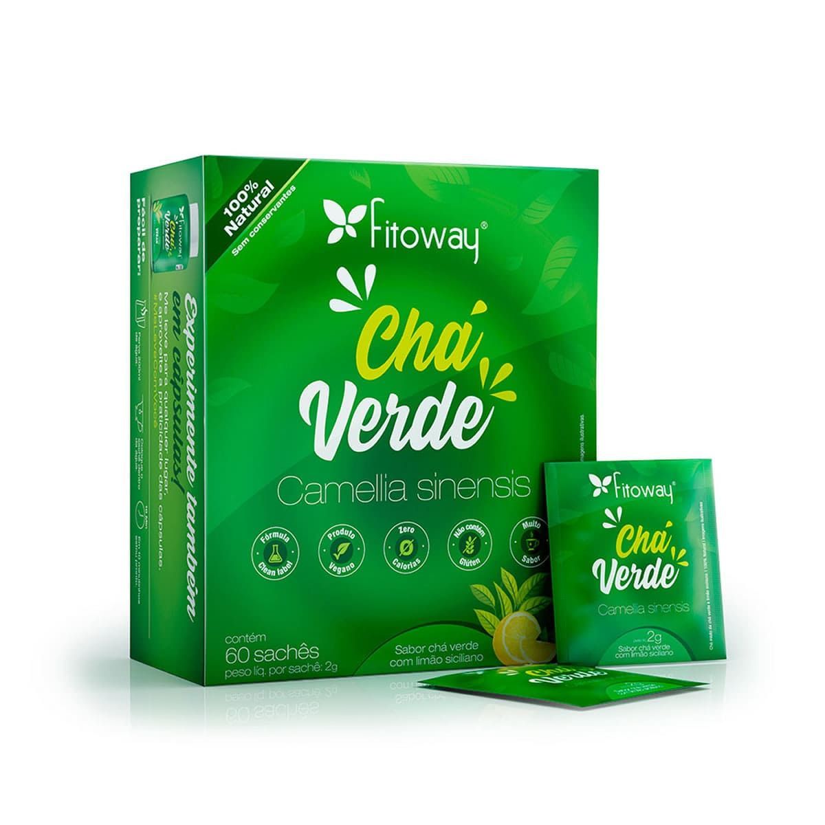 Ch� Verde - 60 Sach�s - Fitoway