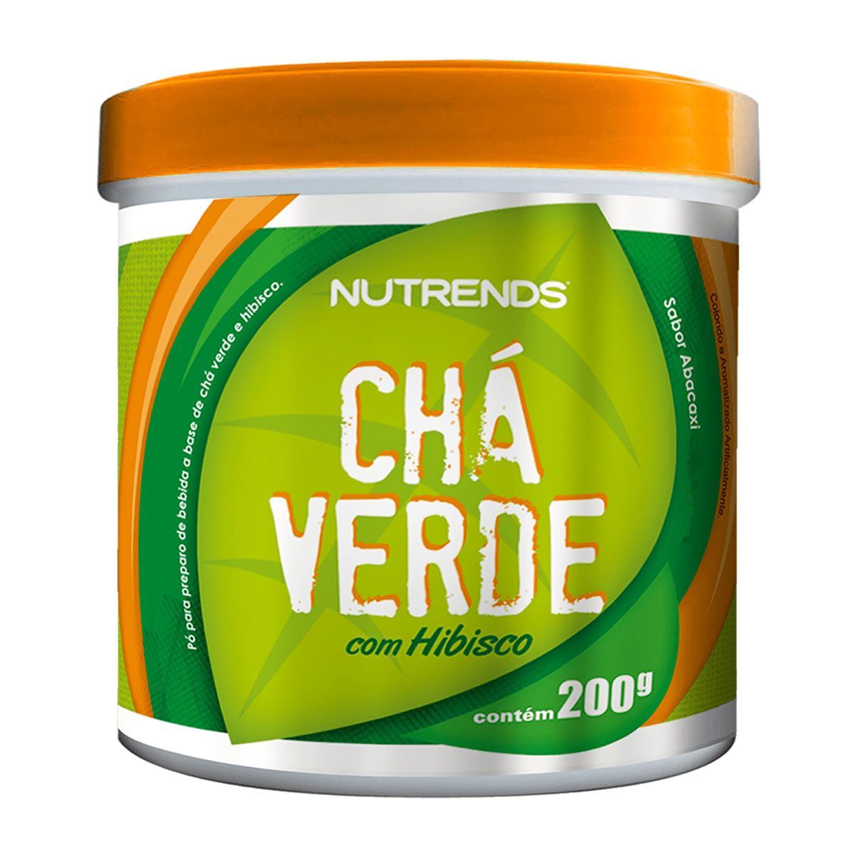 Ch� Verde com Hibiscus - 200g Abacaxi - Nutrends