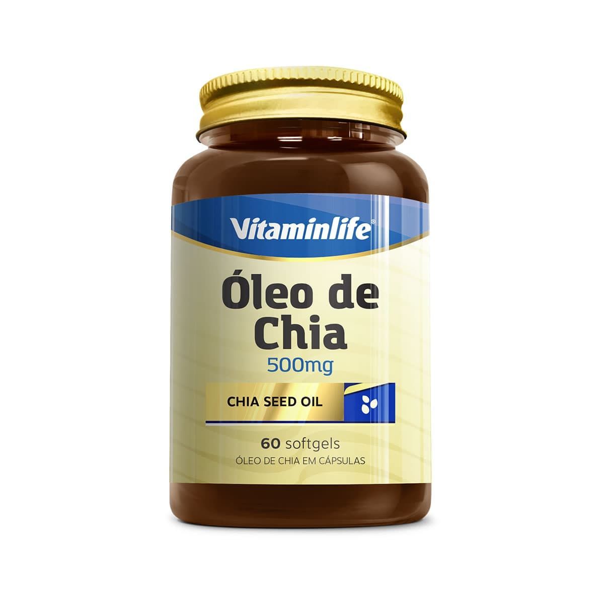 �leo de Chia 500mg - 60 Softgels - Vitaminlife*** Data Venc. 16/4/23
