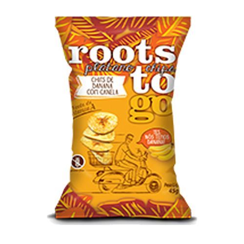 Chips De Banana com Canela Roots To Go 45g