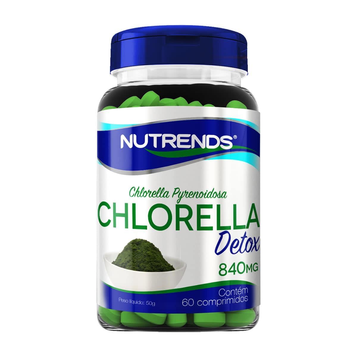 Chlorella Detox 840mg - 60 Comprimidos - Nutrends