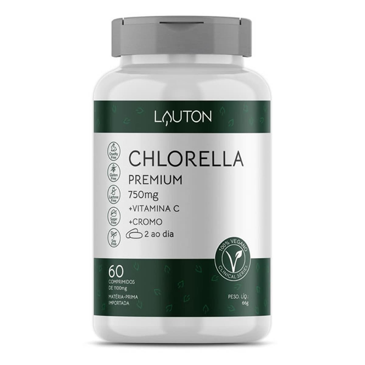 Chlorella Premium - 60 Comprimidos - Lauton Nutrition