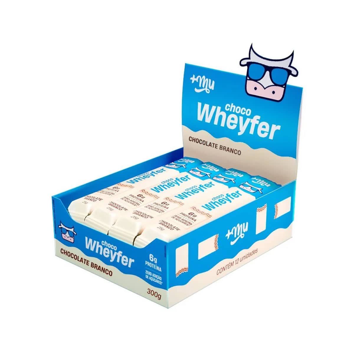 Chocowheyfer - 12 Unidades 25g Chocolate Branco - Mais Mu