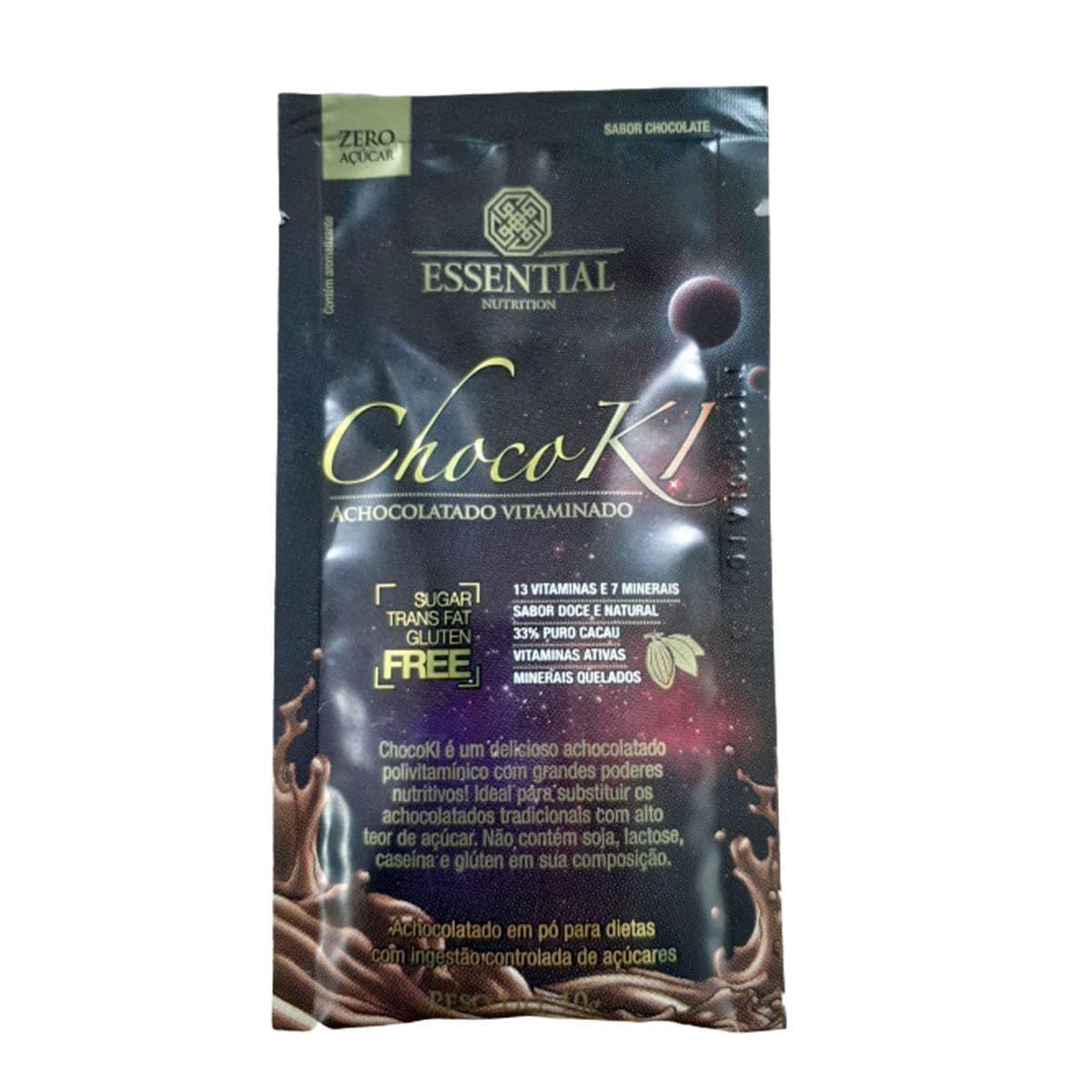 ChocoKi - 1 Sach� 10g Chocolate - Essential Nutrition