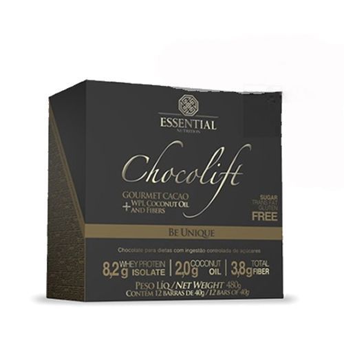 ChocoLift - 12 Barras 40g - Essential Nutrition