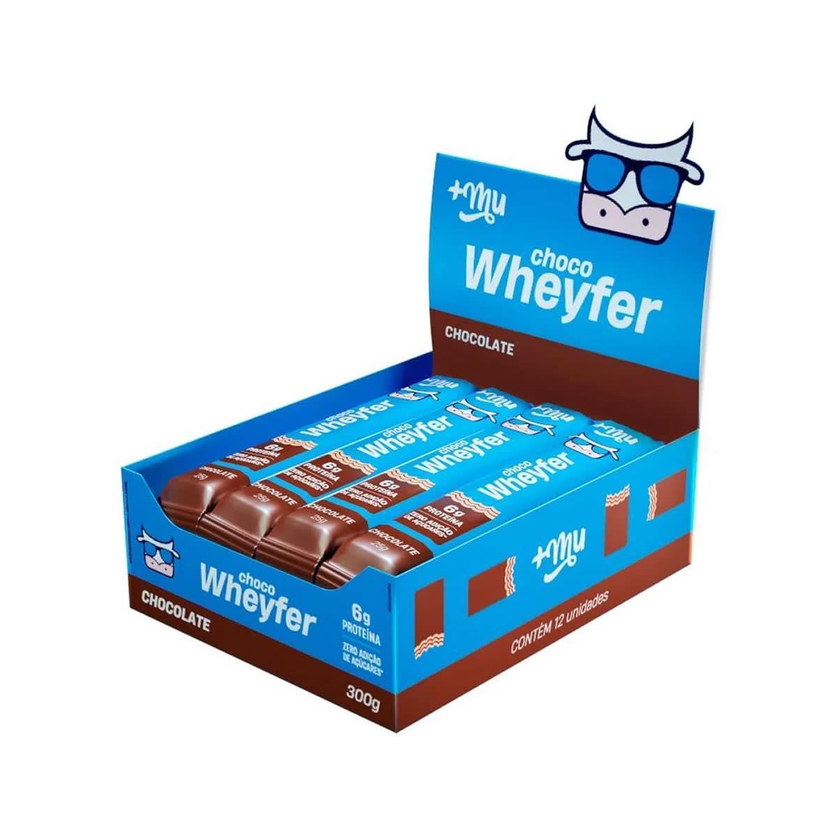 Chocowheyfer - 12 Unidades 25g Chocolate - Mais Mu