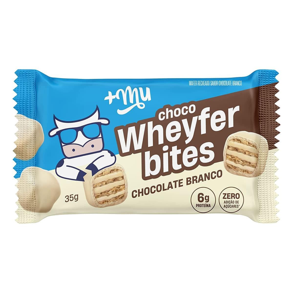 Chocowheyfer Bites - 1 Unidade 35g Chocolate Branco - Mais Mu