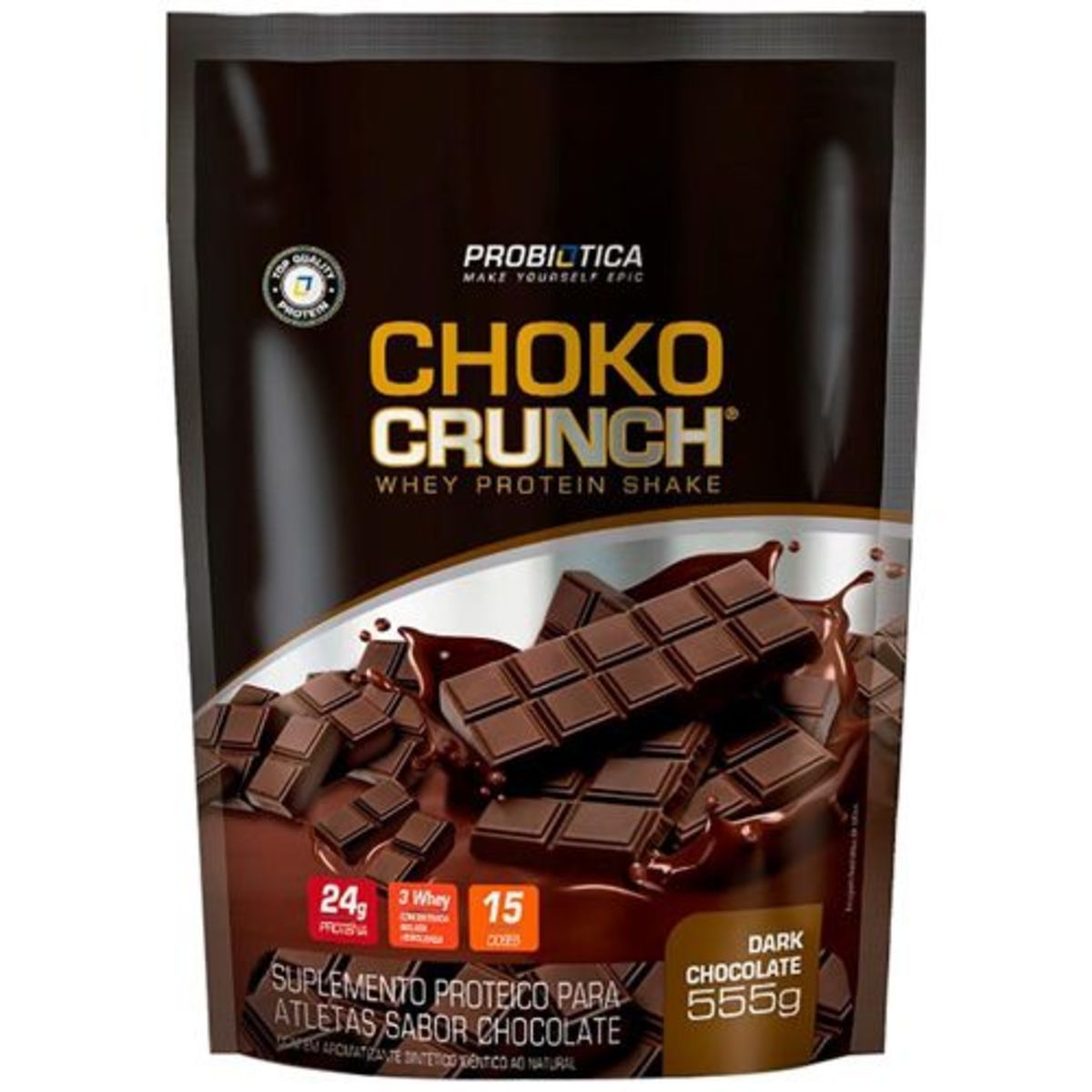 ChoKo Crunch - 555g Chocolate Dark - Probiotica