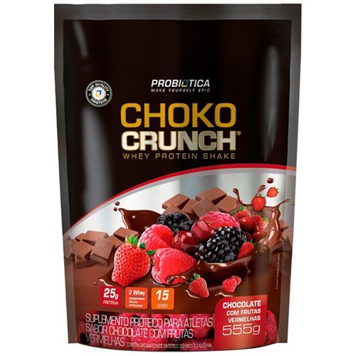 ChoKo Crunch - 555g Frutas Vermelha - Probiotica*** Data Venc. 31/12/2019