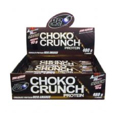 Choko Crunch - Chocolate Proteico Meio Amargo - caixa com 12 Barras 40g - Probi�tica