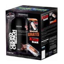 Choko Crunch Protein Shake - 900g  Chocolate + X Therm Black 60 C�psulas  - Probi�tica