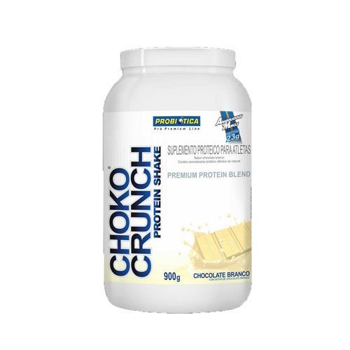 Choko Crunch Protein Shake - Sabor Chocolate Branco 900g - Probi�tica