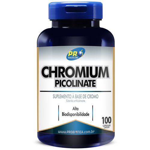 Chromium Picolinate - 100 C�psulas - Probi�tica
