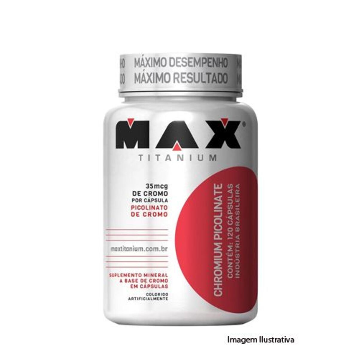 Chromium Picolinate - 120 C�psulas - Max Titanium