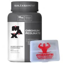 Chromium Picolinate - 60 C�psulas + Porta C�psulas transparente - Max Titanium