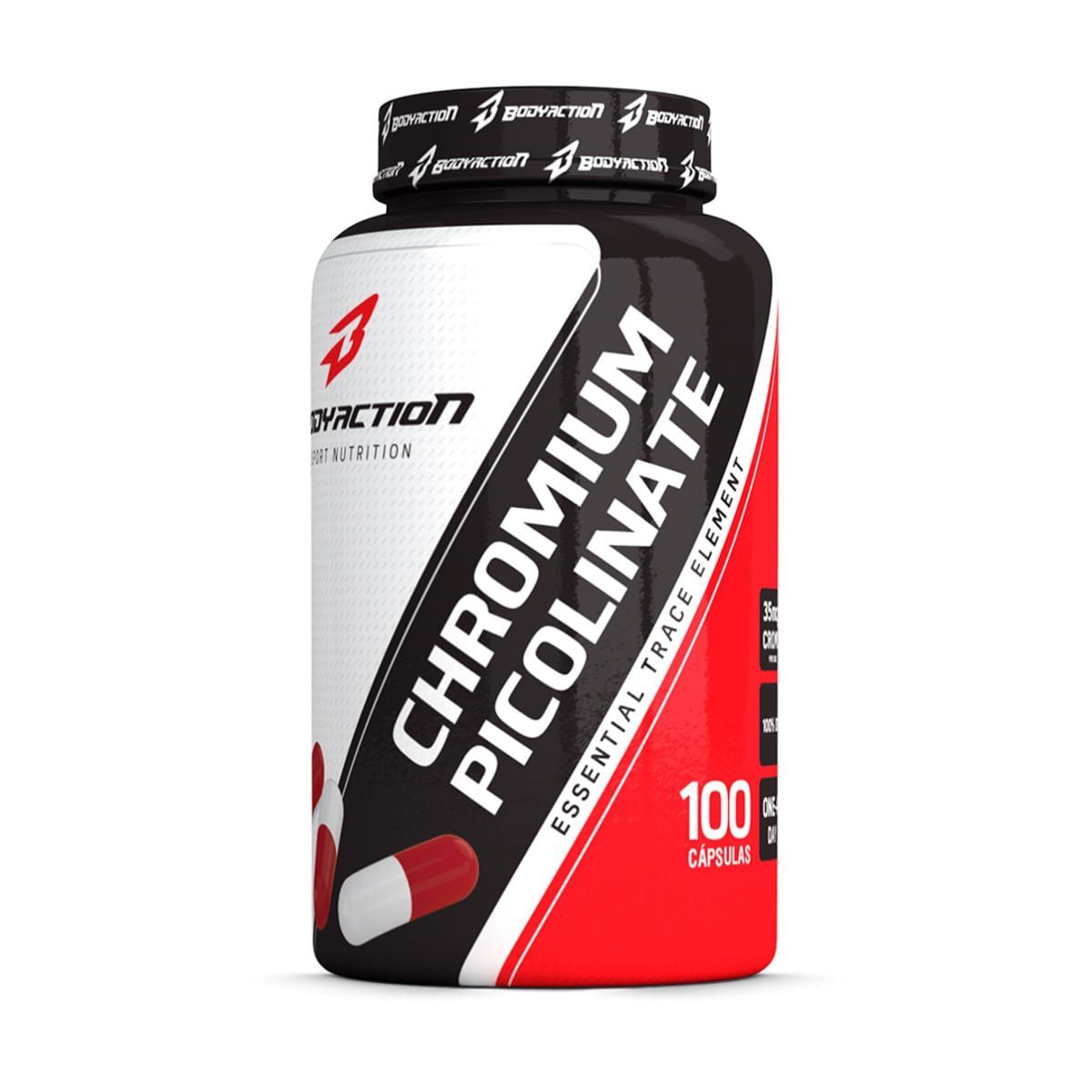 Chromium Picolinate (Picolinato de Cromo) - 100 C�psulas - BodyAction