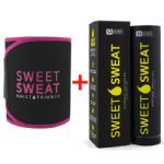 Cinta Abdominal Black & Pink + Sweet Sweat - 182g - Sports Research