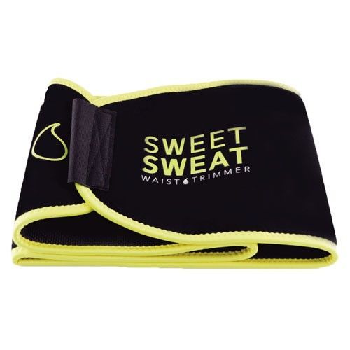 Cinta Abdominal Sweet Sweat Black & Amarelo