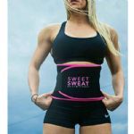 Cinta Abdominal Sweet Sweat Black & Amarelo