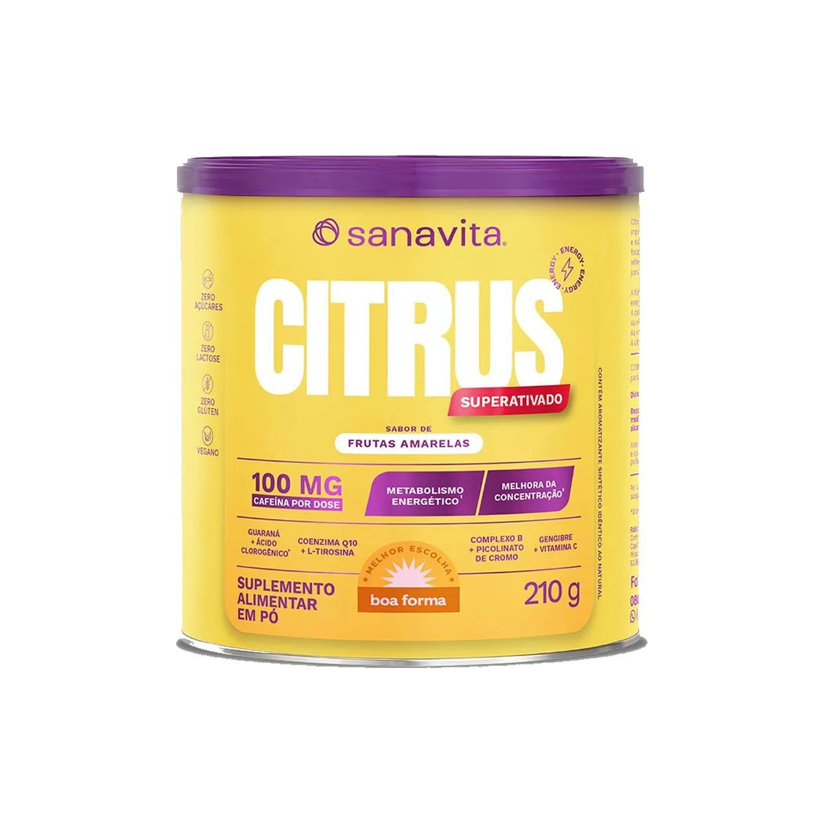 Citrus Superativado - 210g Frutas Amarelas - Sanavita