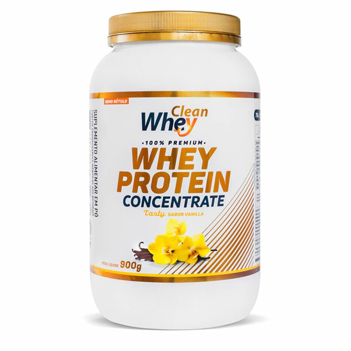 Clean Whey Concentrate Tasty - 900g Vanilla - Protesa