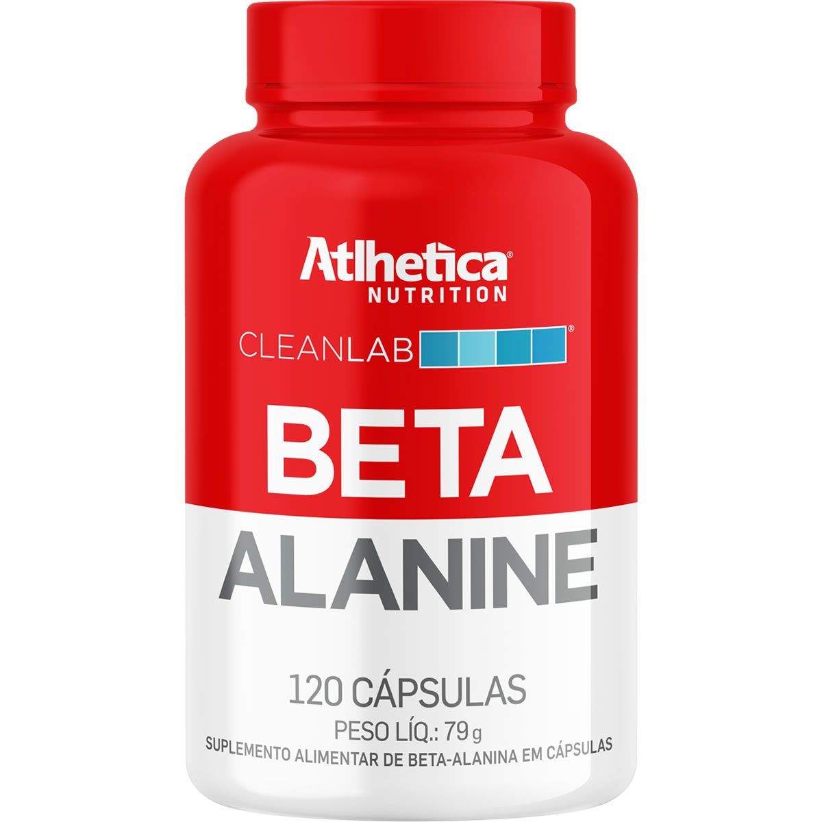 Beta-Alanine Cleanlab - 120 C�psulas - Atlhetica Nutrition