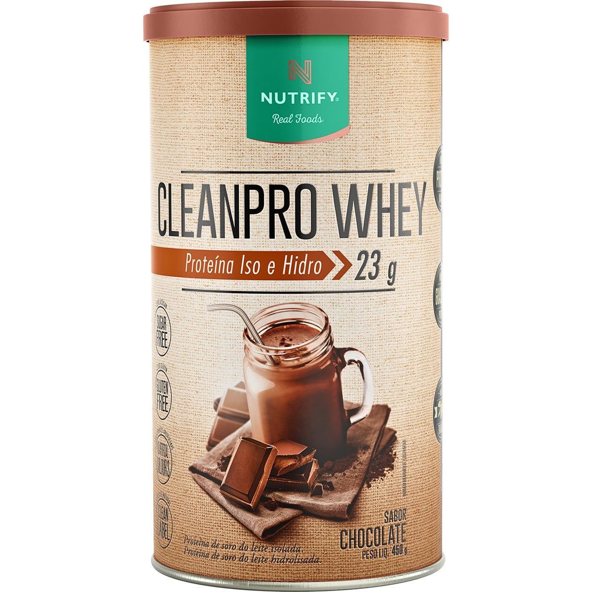 Cleanpro Whey Iso e Hidro - 450g Chocolate - Nutrify