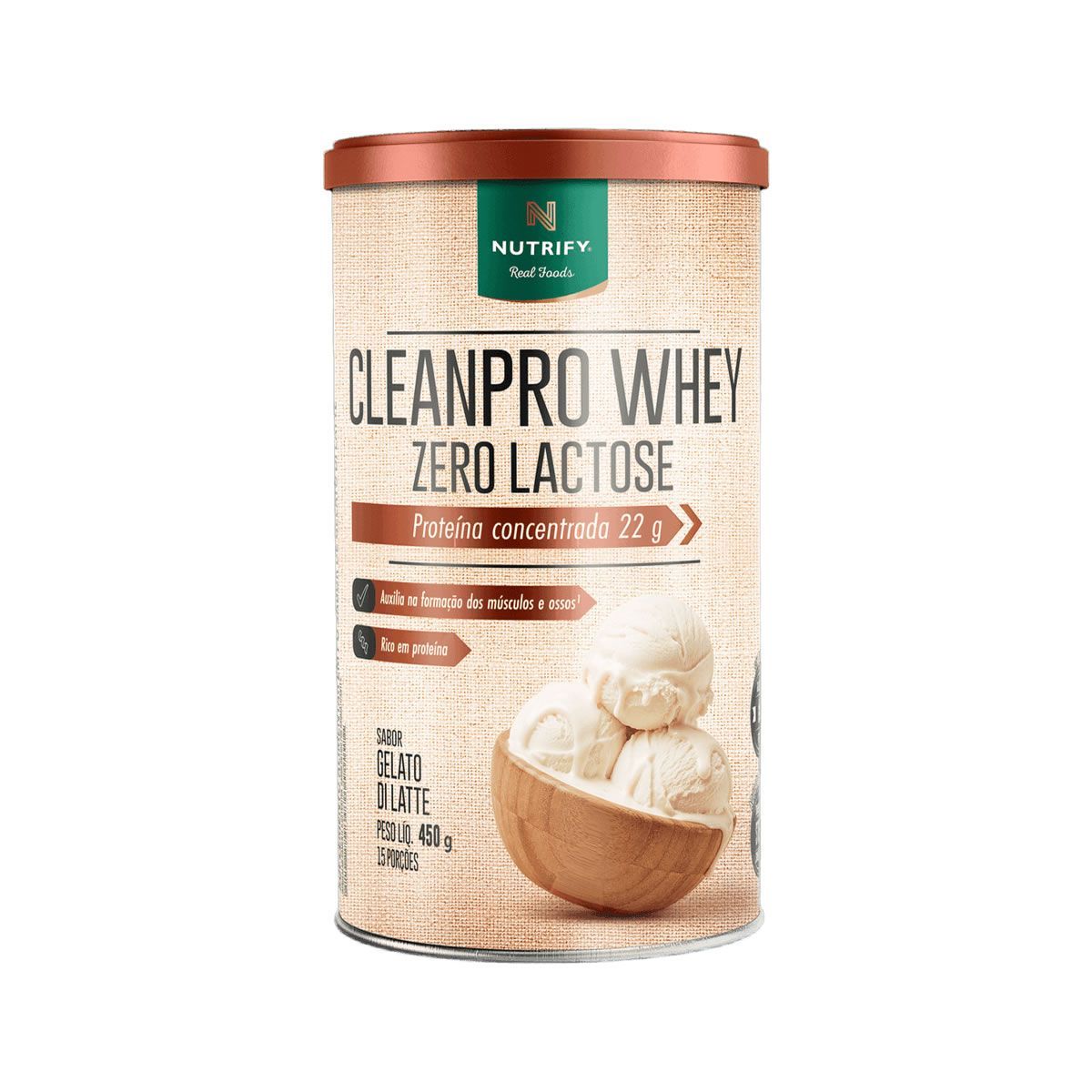 Cleanpro Whey Zero Lactose - 450g Gelato Di Latte - Nutrify