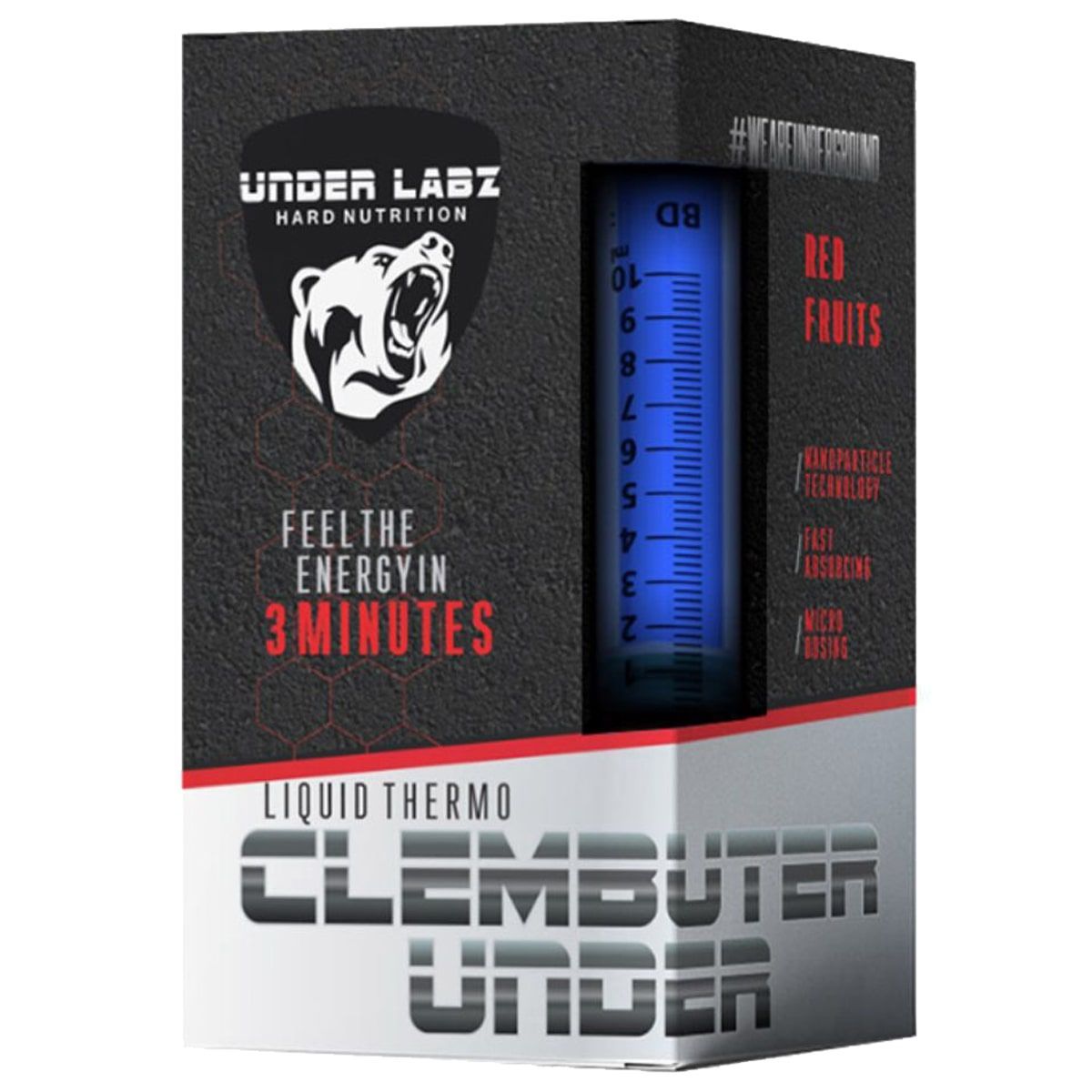 Clembuter Under Liquid Thermo - 250ml Red Fruits - Under Labz*** Data Venc. 30/12/2022