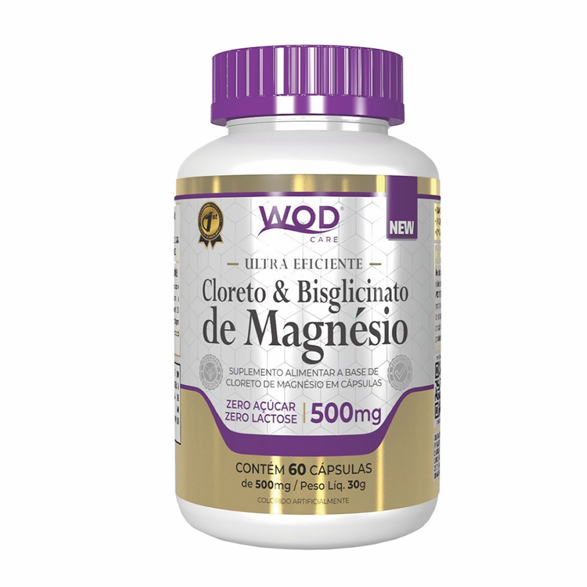 Cloreto de Magnesio - 60 Capsulas - Wod Nutrition